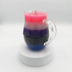 Agreeable Agony Pride Flag Wax Play Candle - Low Temp Pitcher Jar - 14 Designs Genderfluid