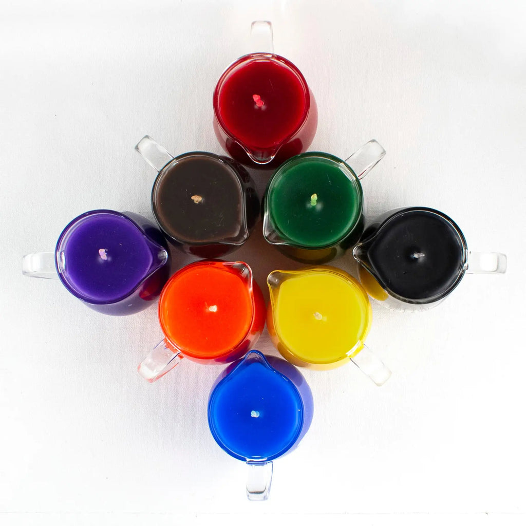 Agreeable Agony Pride Rainbow Wax Play Candle Sets | Low-Temp Pitcher Candles Inclusive (Philly) Set (8pcs)