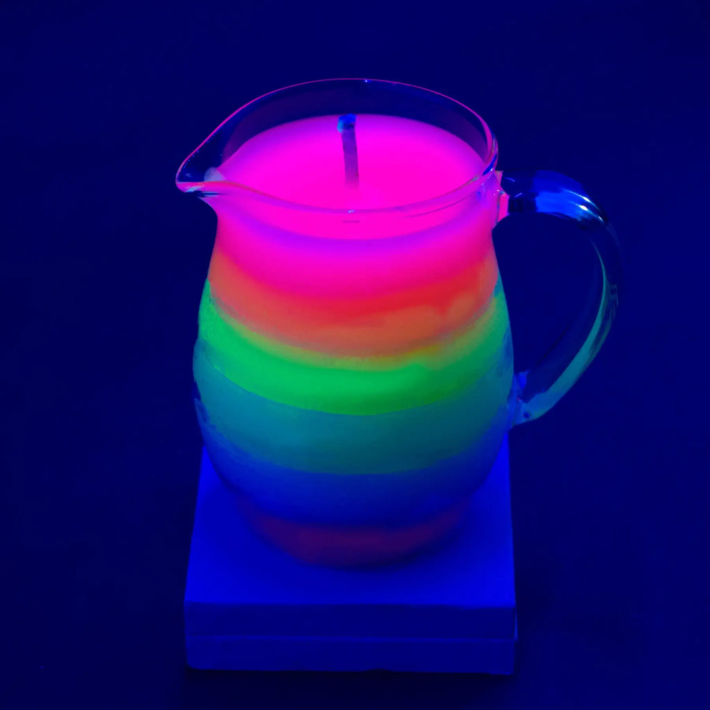 Agreeable Agony Rainbow in a Jar Low Temp Wax Play Candle - Unscented Pitcher