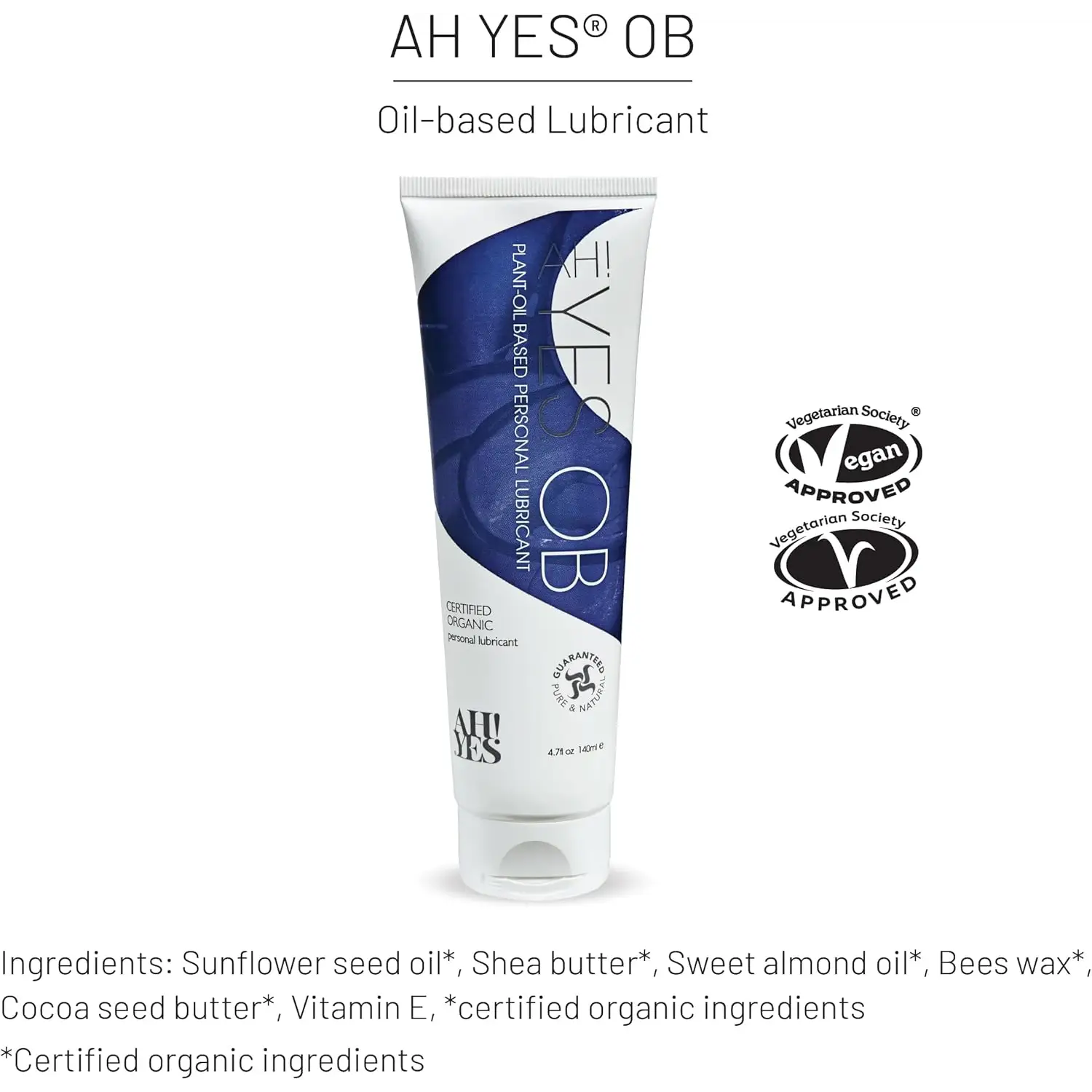 Ah! Yes OB Plant-Oil Based Lubricant 4.7 fl. oz.