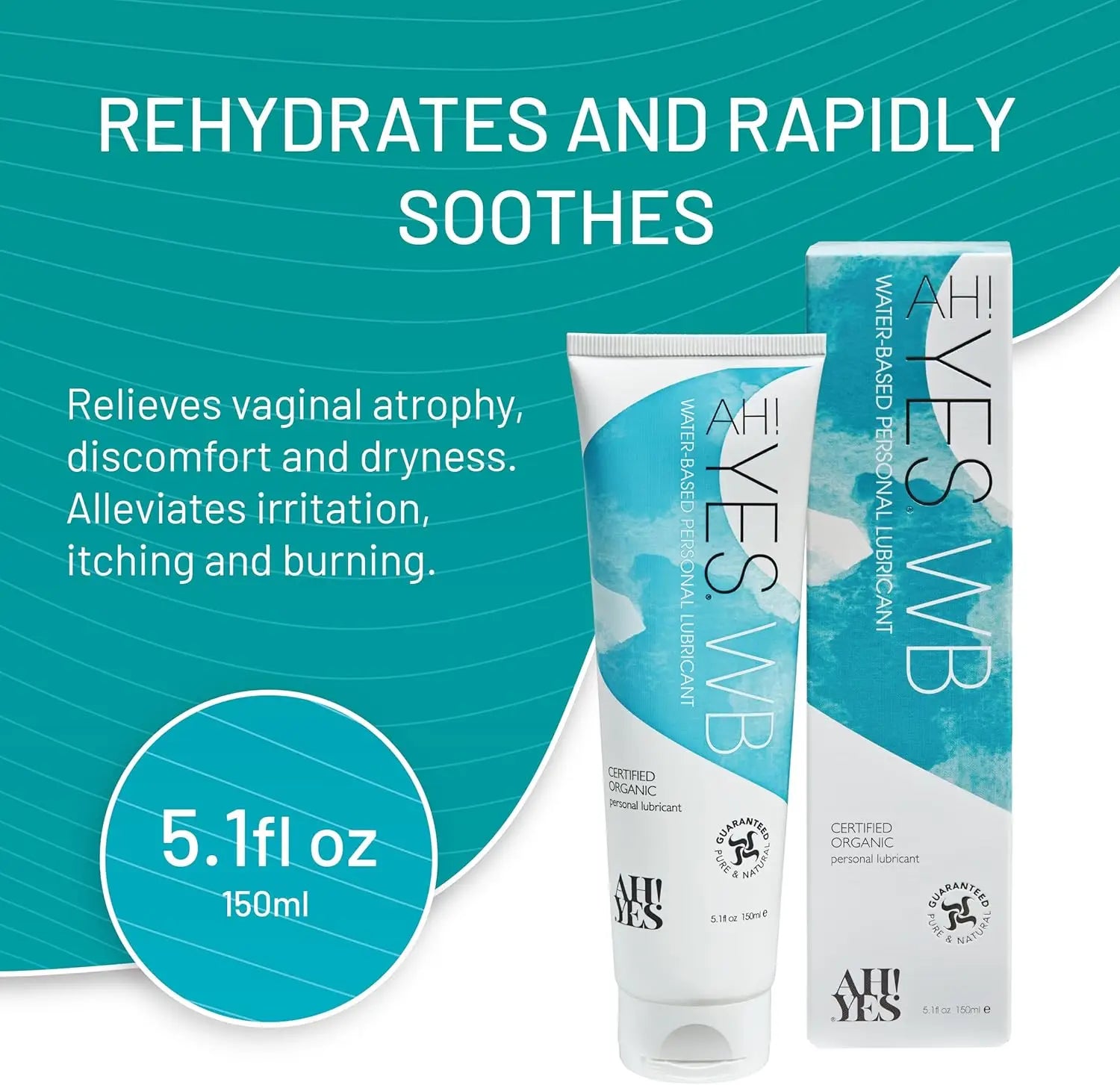 Ah! Yes Water Based Personal Lubricant 5.1 fl. oz.