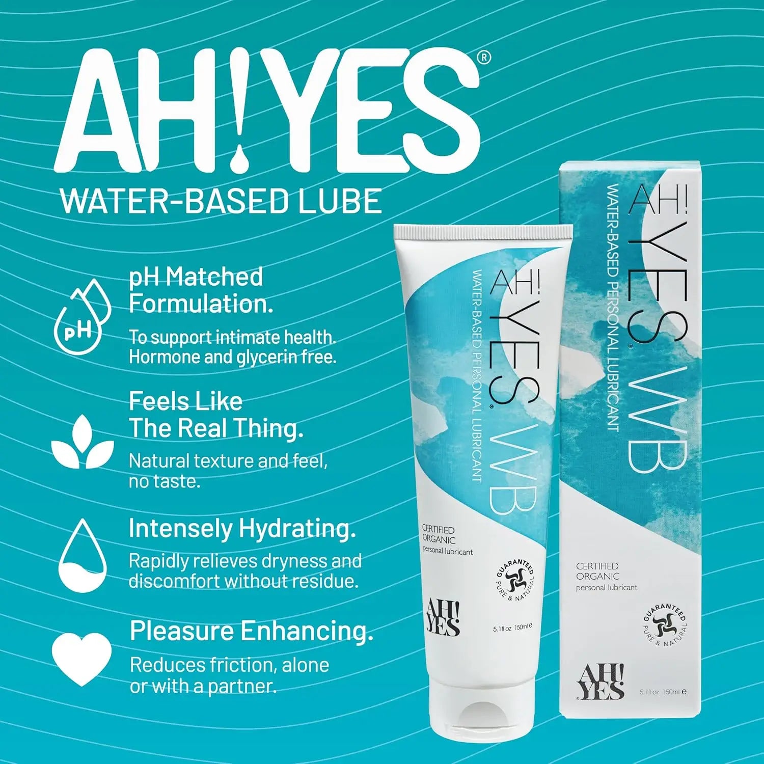 Ah! Yes Water Based Personal Lubricant 5.1 fl. oz.