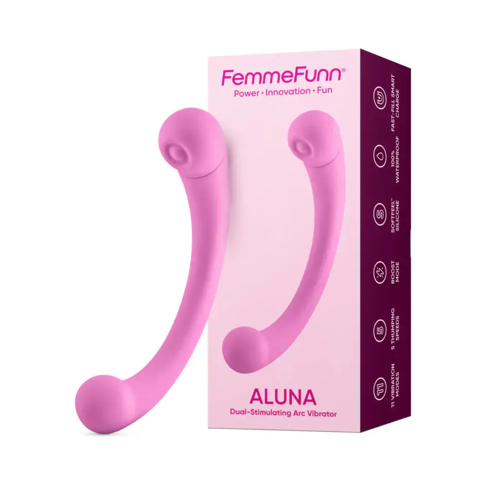 Aluna Dual-Stimulating Arc Vibrator