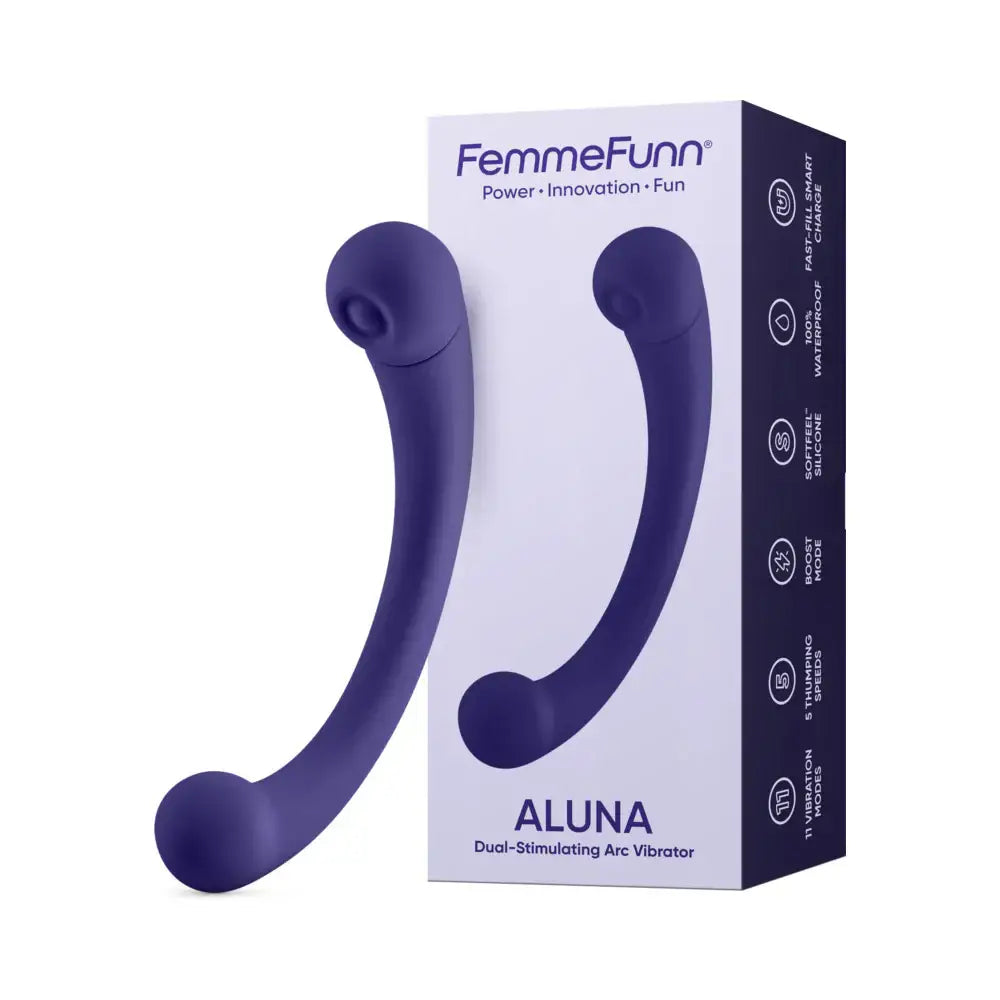 Aluna Dual-Stimulating Arc Vibrator