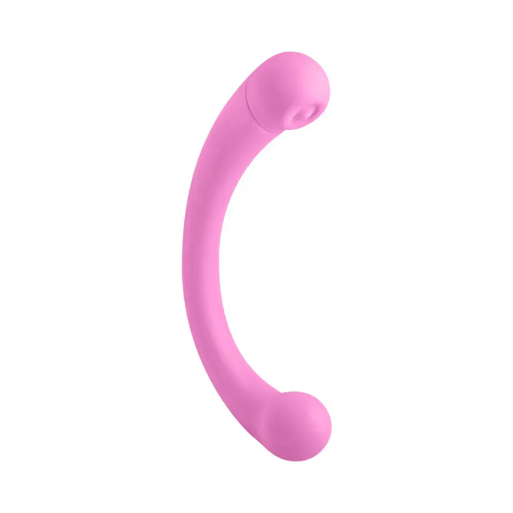 Pink Aluna Dual-Stimulating Arc Vibrator
