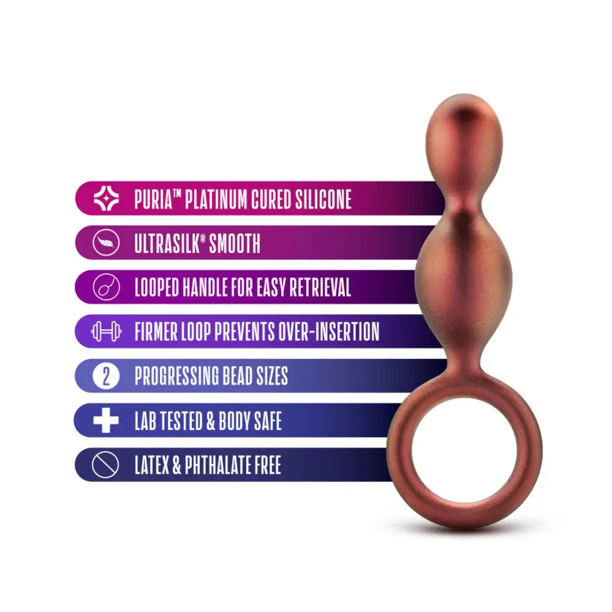 Anal Adventures Matrix Duo Loop Plug - Rolik®