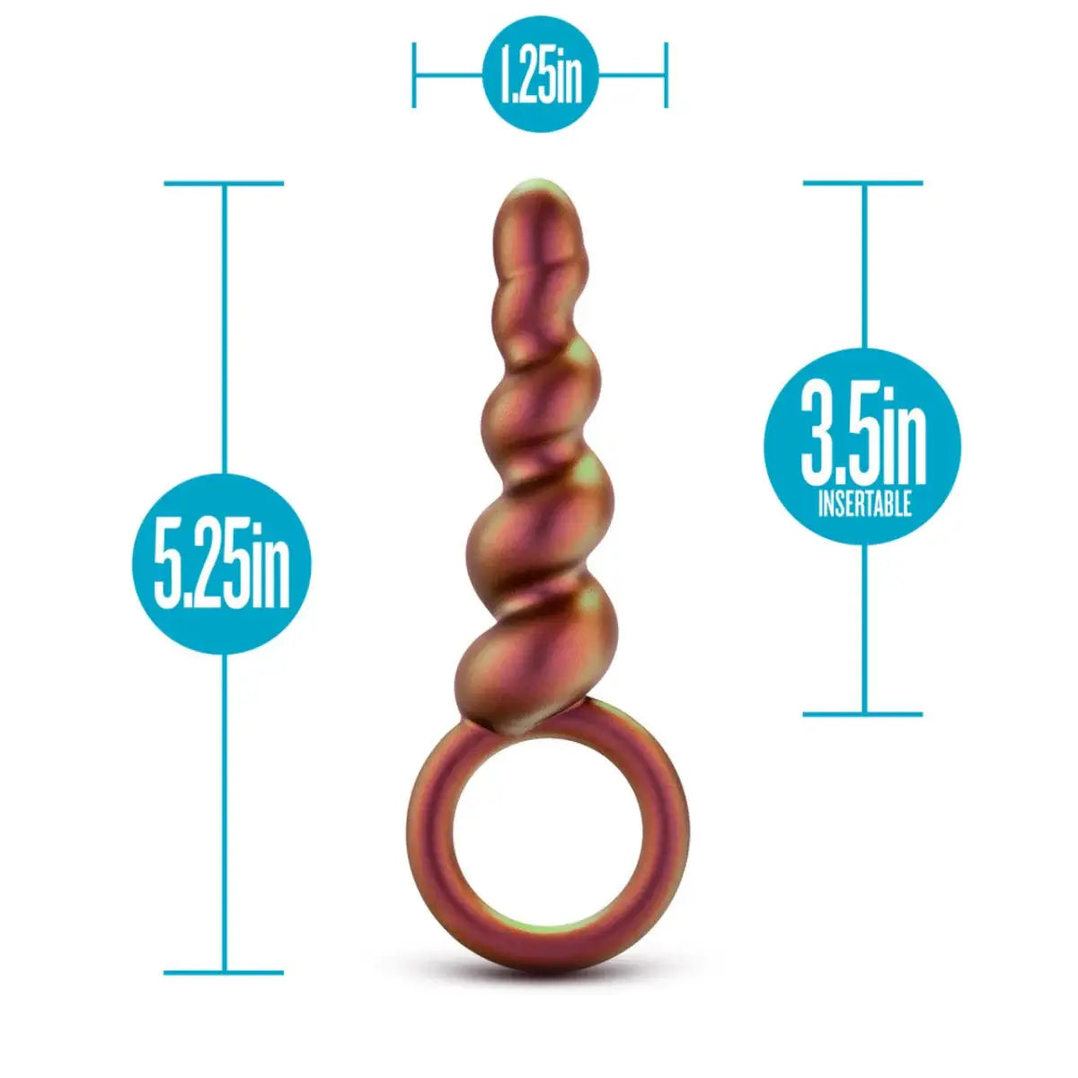 Anal Adventures Matrix Spiral Loop Plug - Rolik®