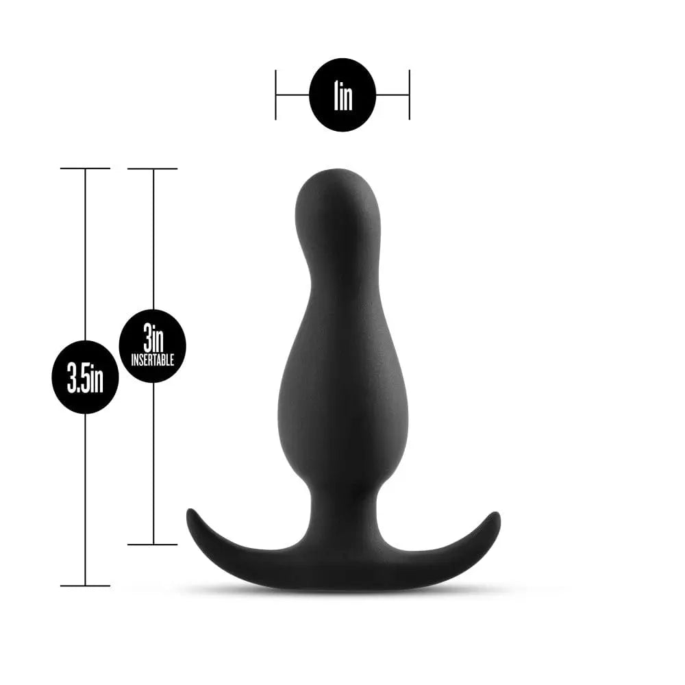 Anal Adventures Platinum Curve Butt Plug - Rolik®