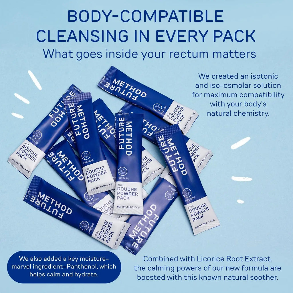 Anal Douche Powder Packs