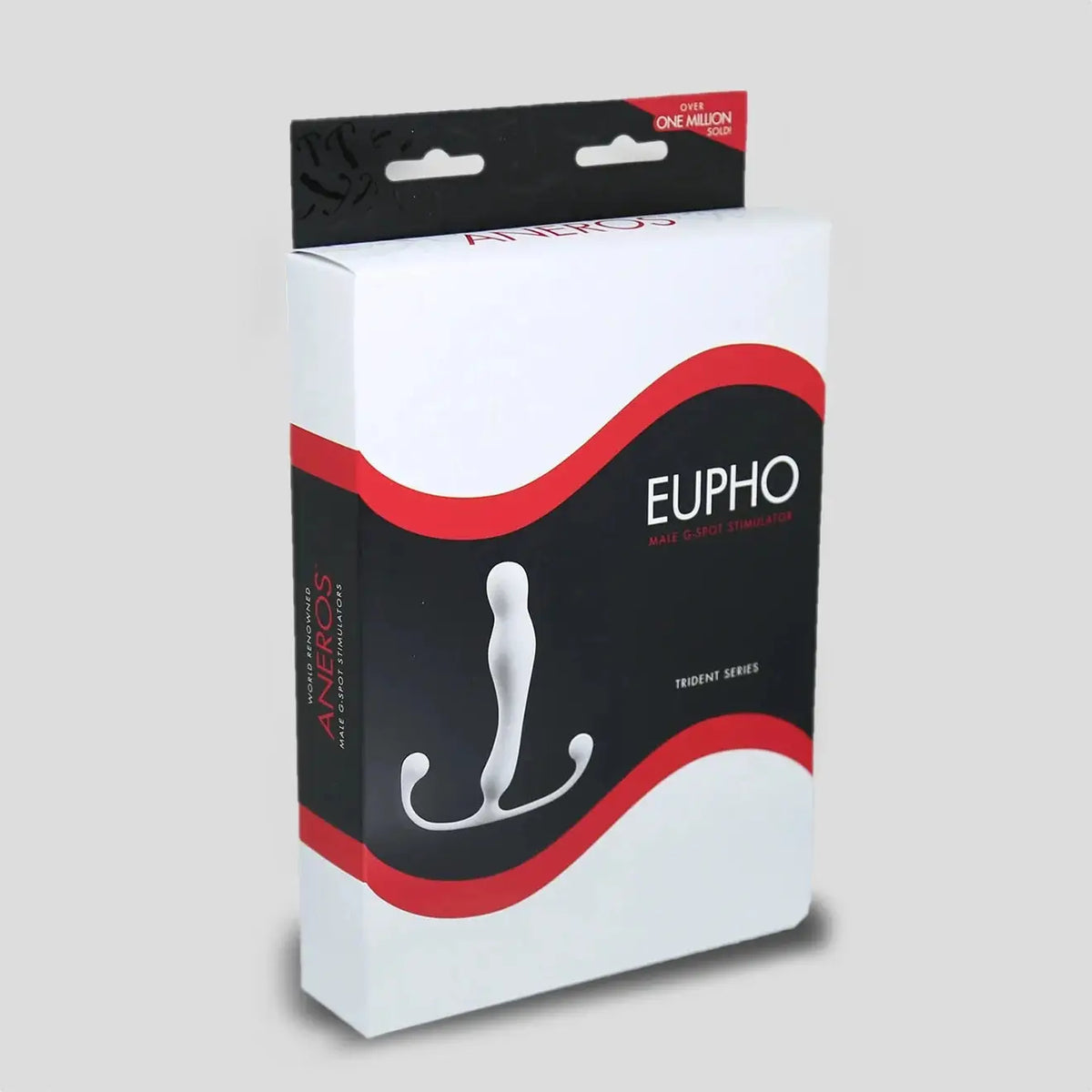 Aneros® Aneros Eupho Trident Prostate Massager - Slim Hands-Free P-Spot Stimulator White