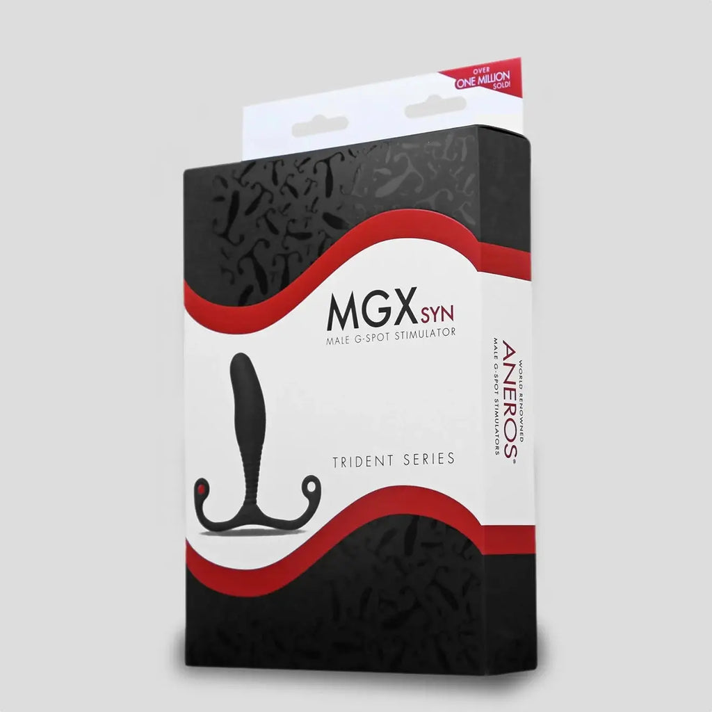 Aneros® Aneros MGX Syn Trident Prostate Massager - Silicone Coated Hands-Free P-Spot Toy
