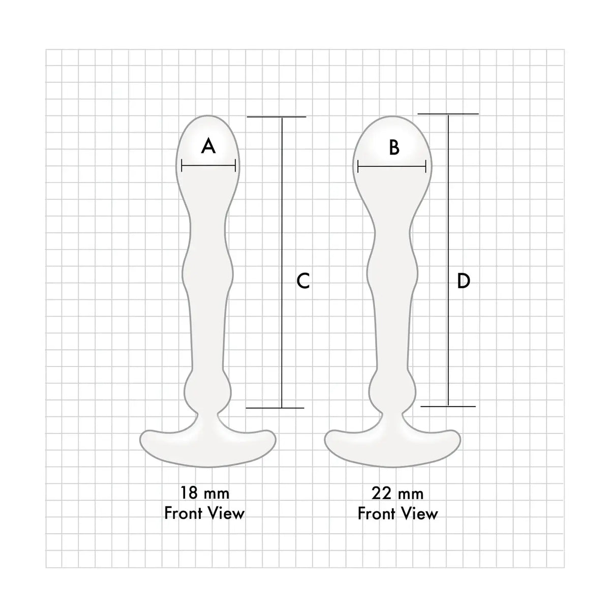 Aneros® Aneros Peridise Anal Stimulator Set - 2-Pack Hands-Free Pleasure Trainer White