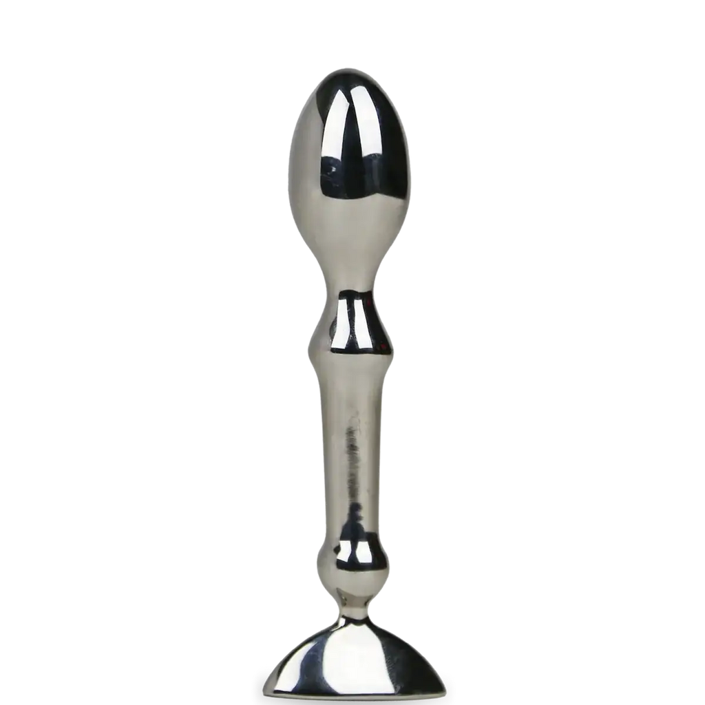 Aneros® Aneros Tempo Stainless Steel Anal Plug - Hands-Free Prostate & Stimulator Silver