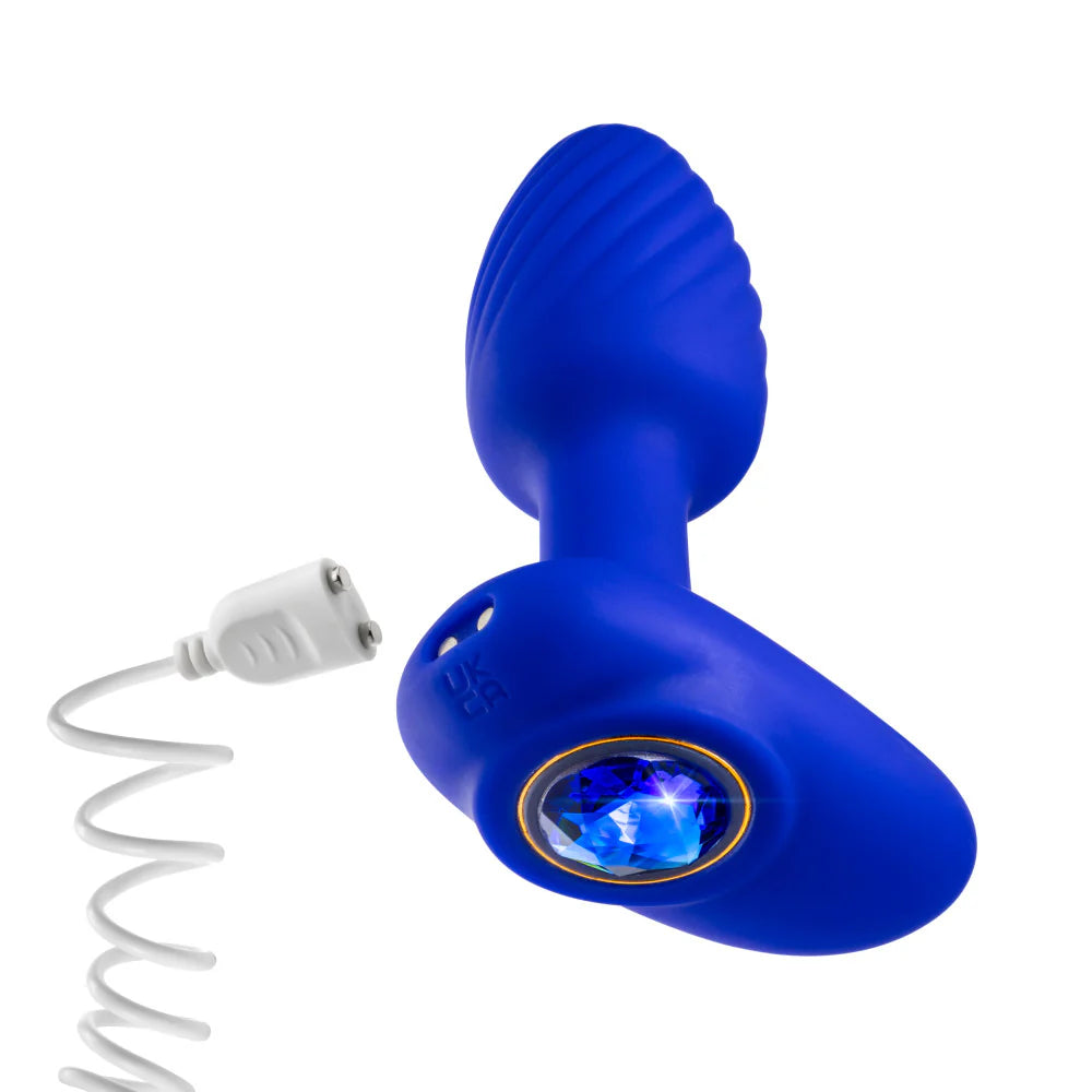 Oh My Gem® Sapphire Mystery Vibrating Plug - Rolik®