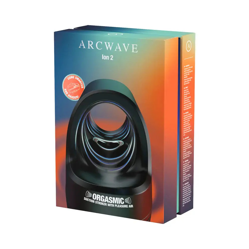Arcwave Ion 2 Suction Stroker with Pleasure Air Black Masturbator