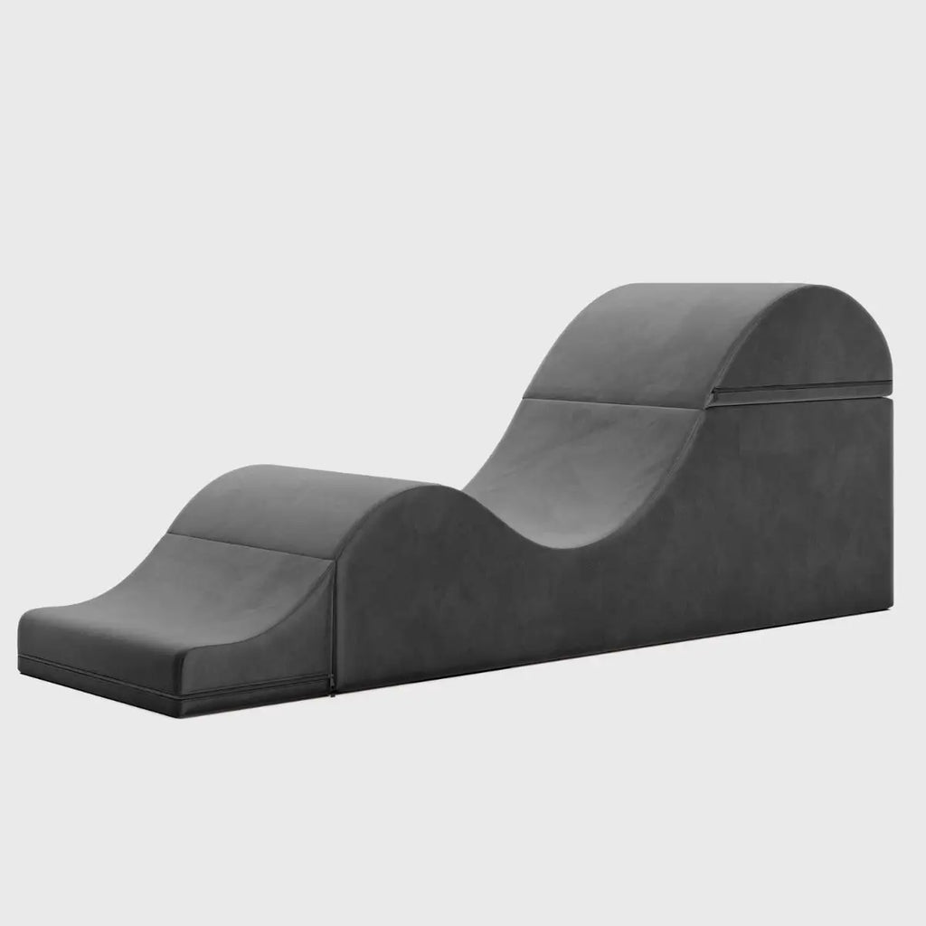 Black Aria Convertible Chaise and Bench