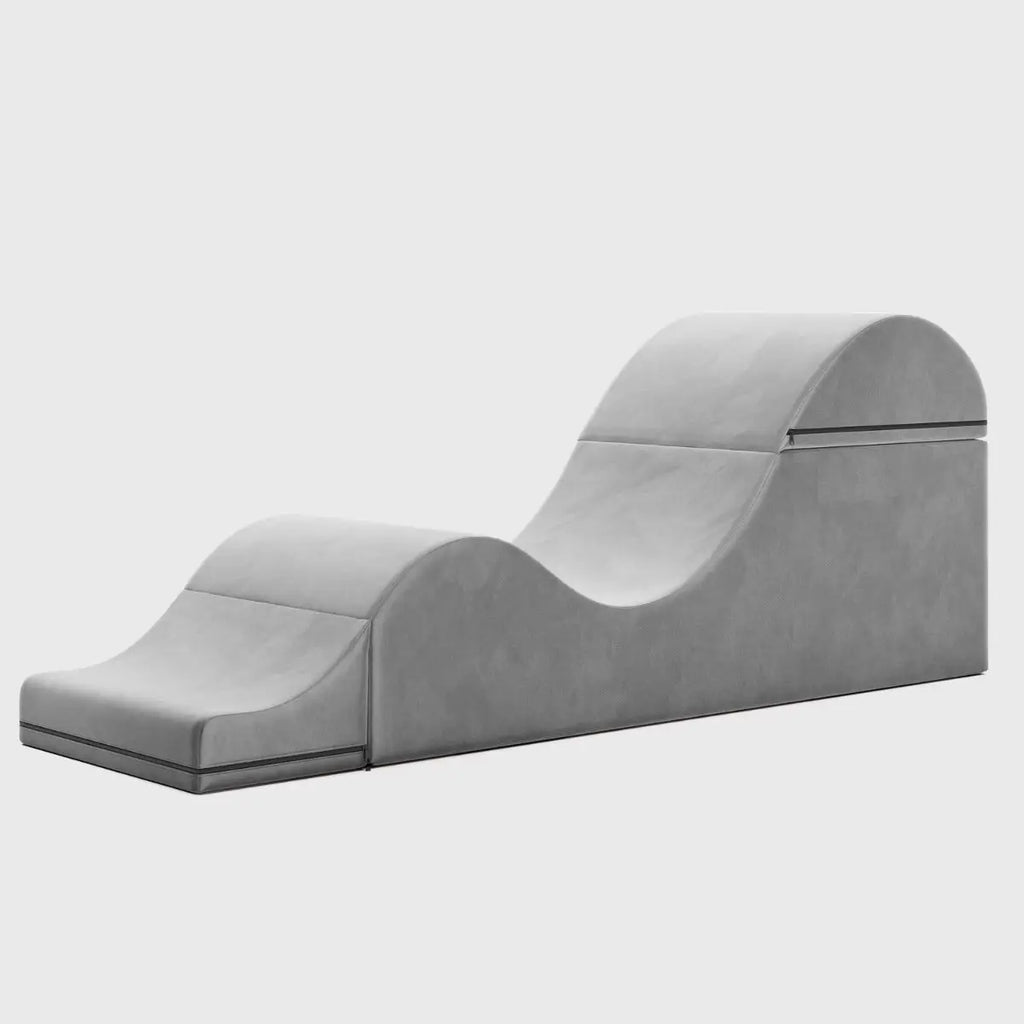 Gray Aria Convertible Chaise and Bench