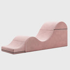Pink Aria Convertible Chaise and Bench