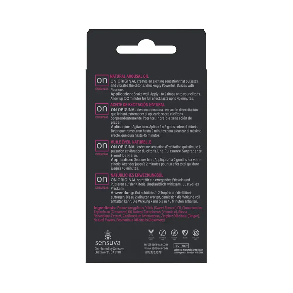 5mL / 0.17 fl. oz. ON Arousal Oil