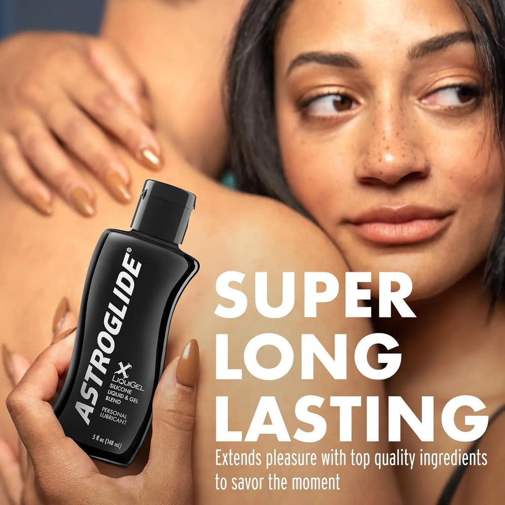 Astroglide® Astroglide X Silicone LiquiGel – Long-Lasting Silicone-Based Lubricant (5 fl. oz.) 5 oz.