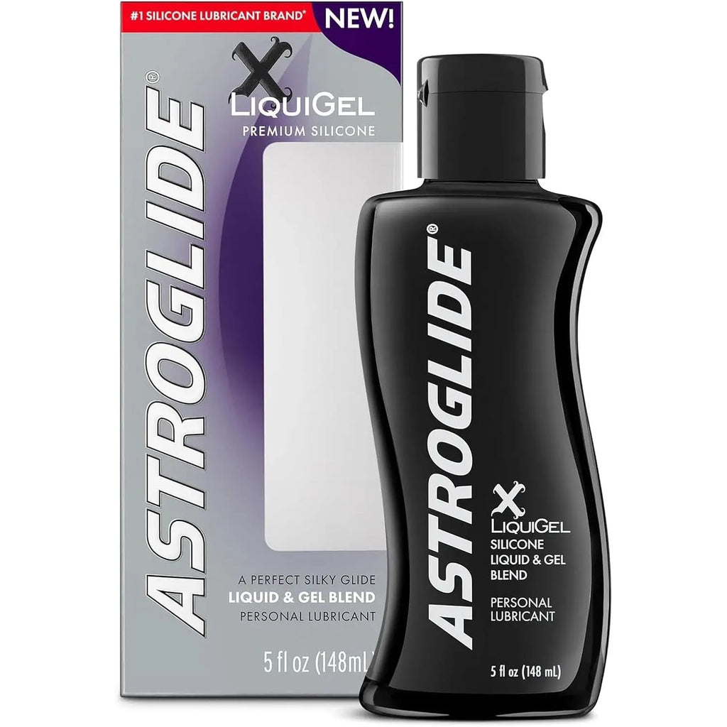Astroglide® Astroglide X Silicone LiquiGel – Long-Lasting Silicone-Based Lubricant (5 fl. oz.) 5 oz.