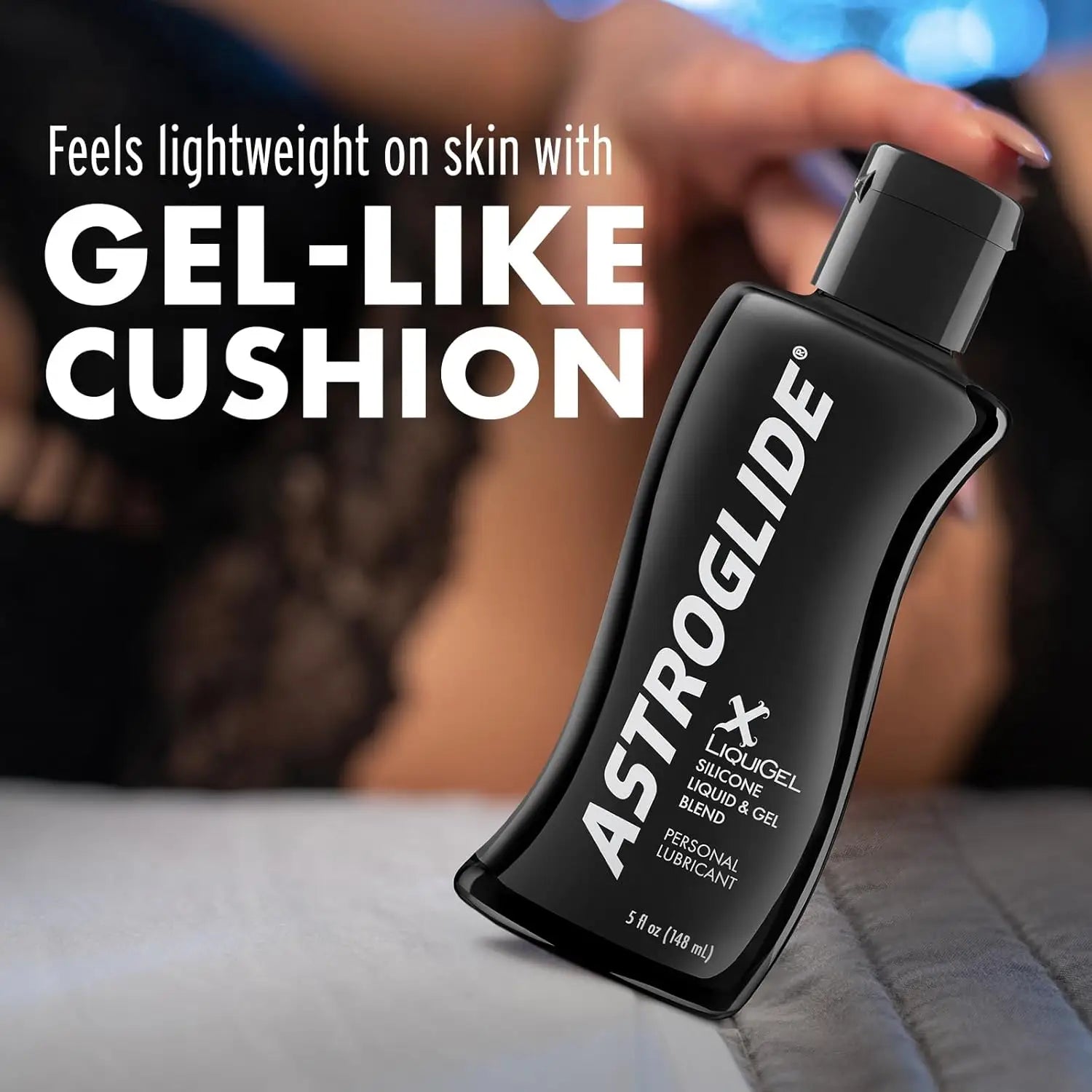 Astroglide® Astroglide X Silicone LiquiGel – Long-Lasting Silicone-Based Lubricant (5 fl. oz.) 5 oz.