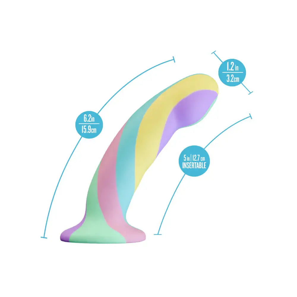 Multicolor Avant Daydream G-Spot & Anal Play Silicone Dildo
