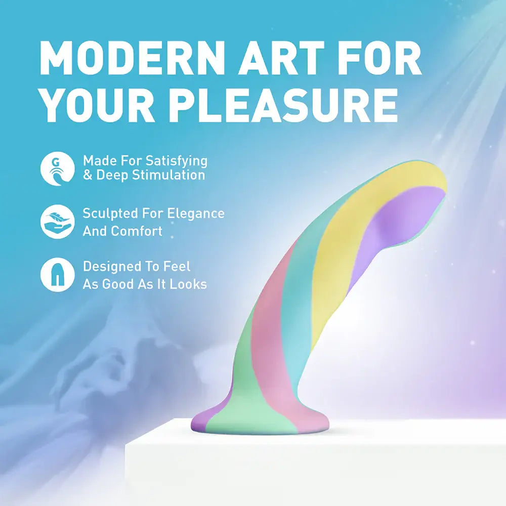 Multicolor Avant Daydream G-Spot & Anal Play Silicone Dildo