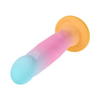 Avant Golden Dawn Silicone Dildo - Pastel Rainbow