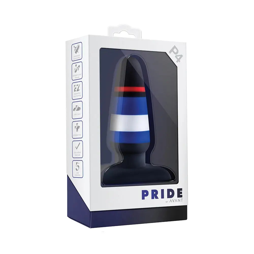 Avant Leather Pride P4 Anal Plug - Rolik®