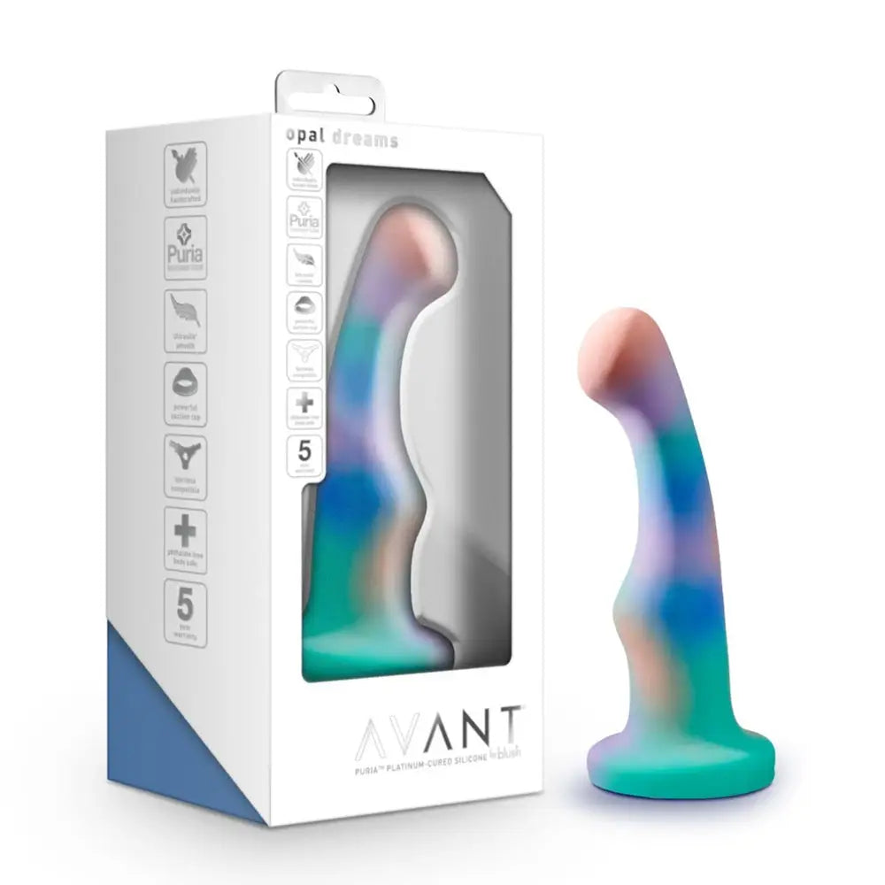 Avant Opal Dreams Silicone Dildo - Aqua