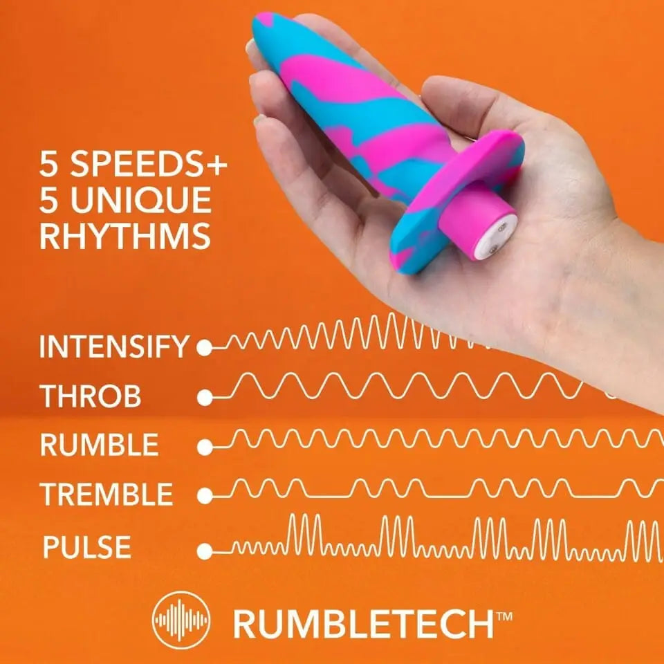 Avant Vibrotize Rechargeable Vibrating Butt Plug - Rolik®