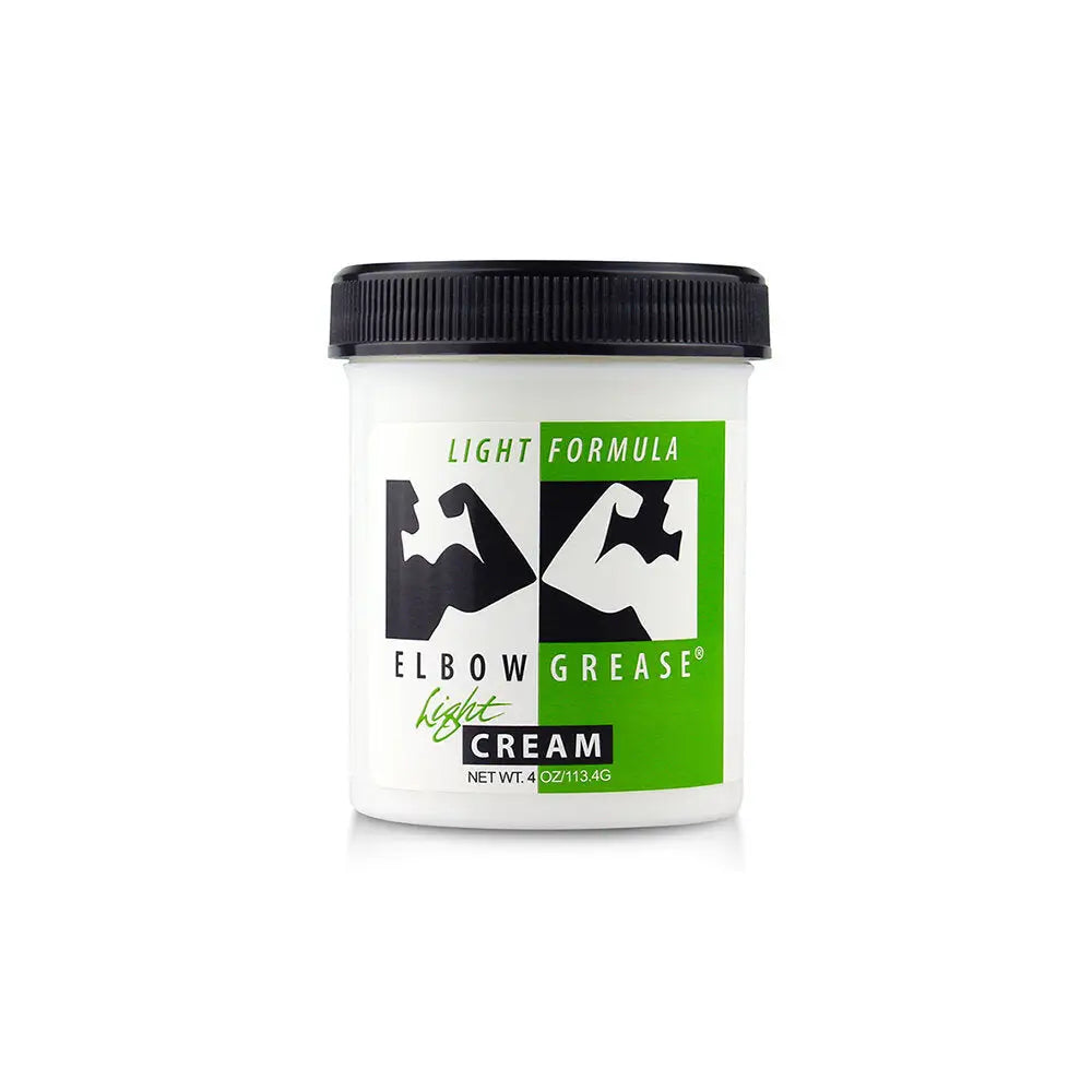 Elbow Grease Light Cream Mineral Oil-Based Massage - 4 oz - Lubricant