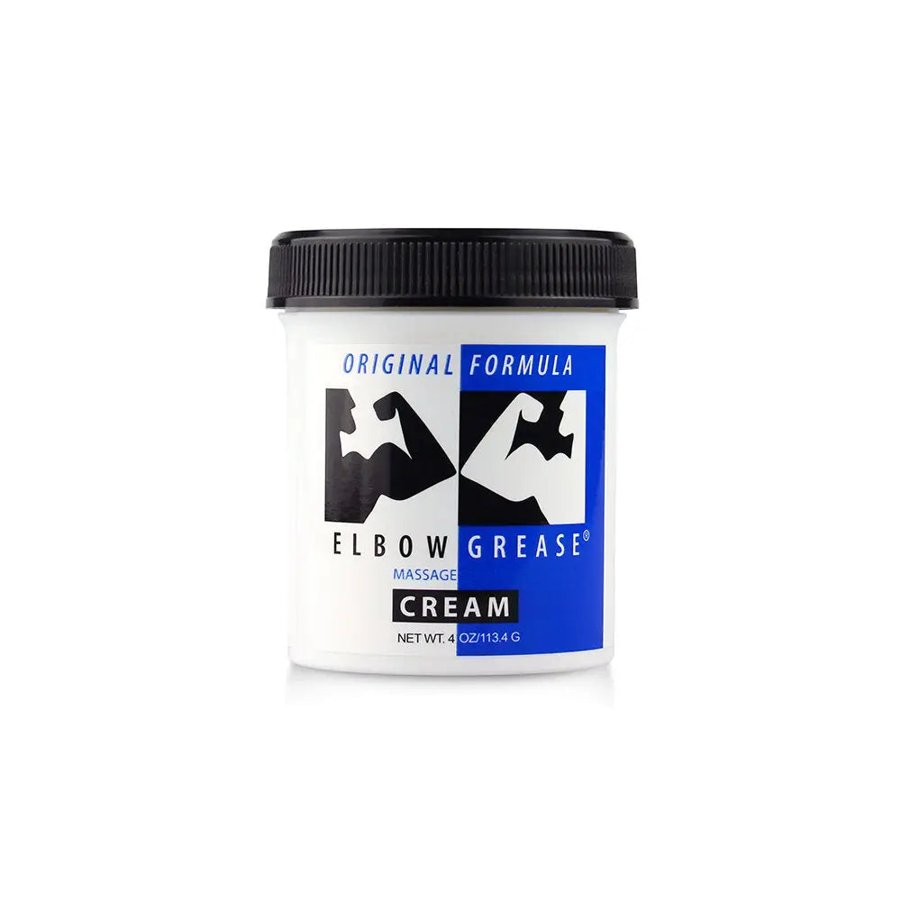 Elbow Grease Original Cream Mineral Oil-Based Massage - 4 oz - Lubricant