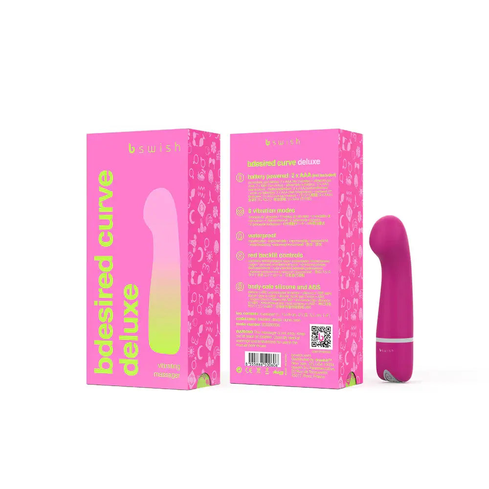 B Swish Bdesired Deluxe Curve Vibrator - Rolik®