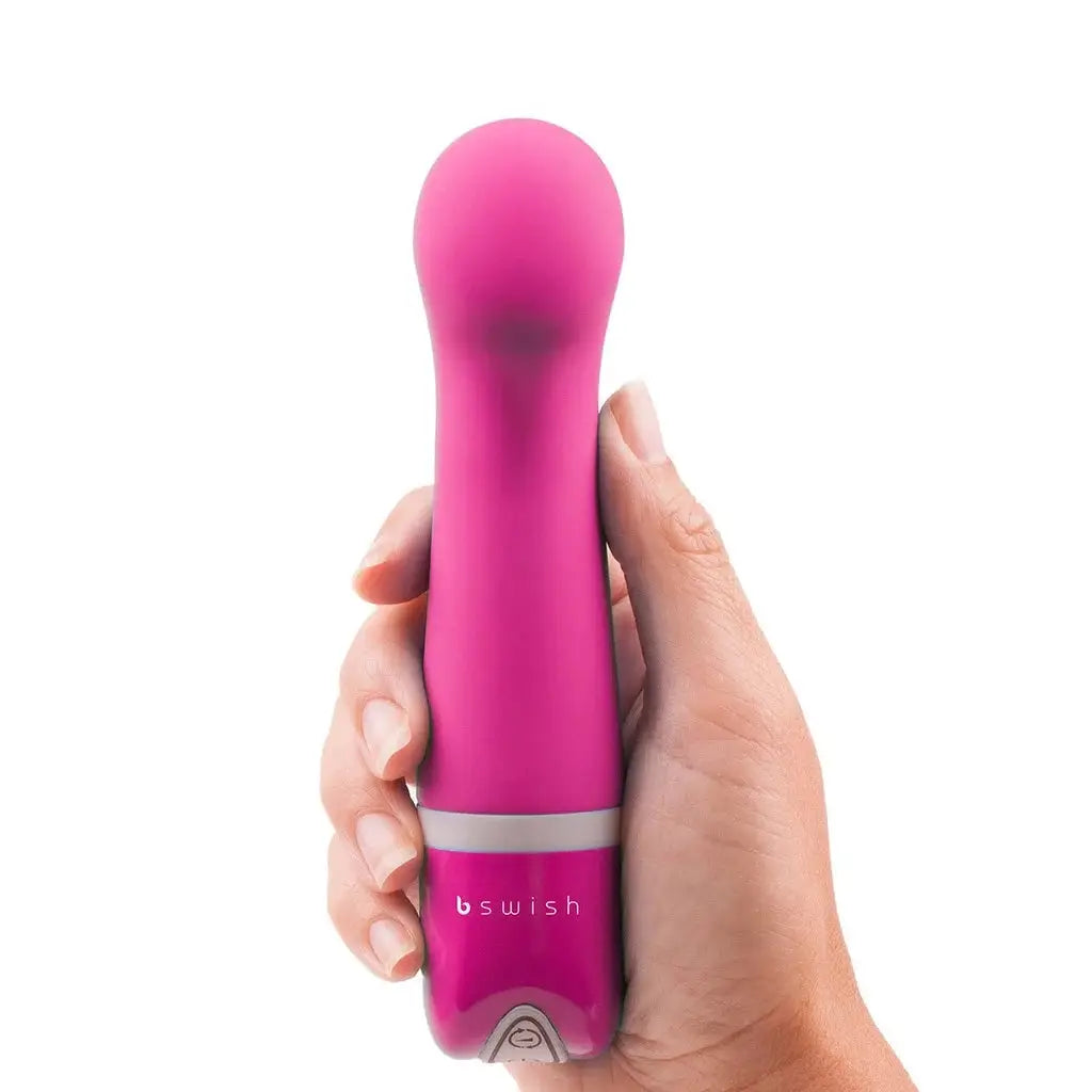 B Swish Bdesired Deluxe Curve Vibrator - Waterproof G-Spot Vibe with 6 Functions Magenta