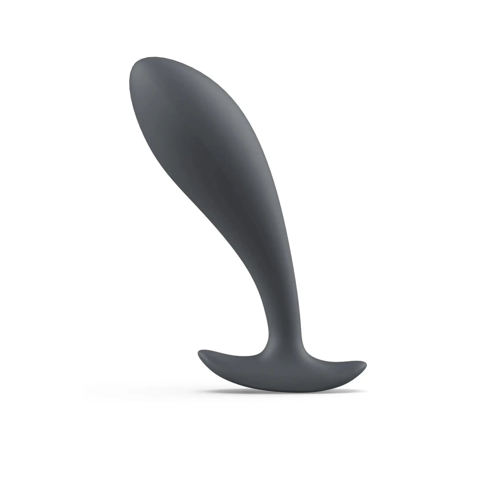 B Swish Bfilled Basic Prostate Plug - Gray - Butt