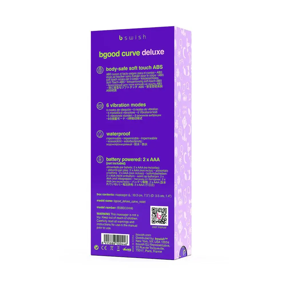 Bswish Bgood Deluxe Curve Vibrator - Rolik®