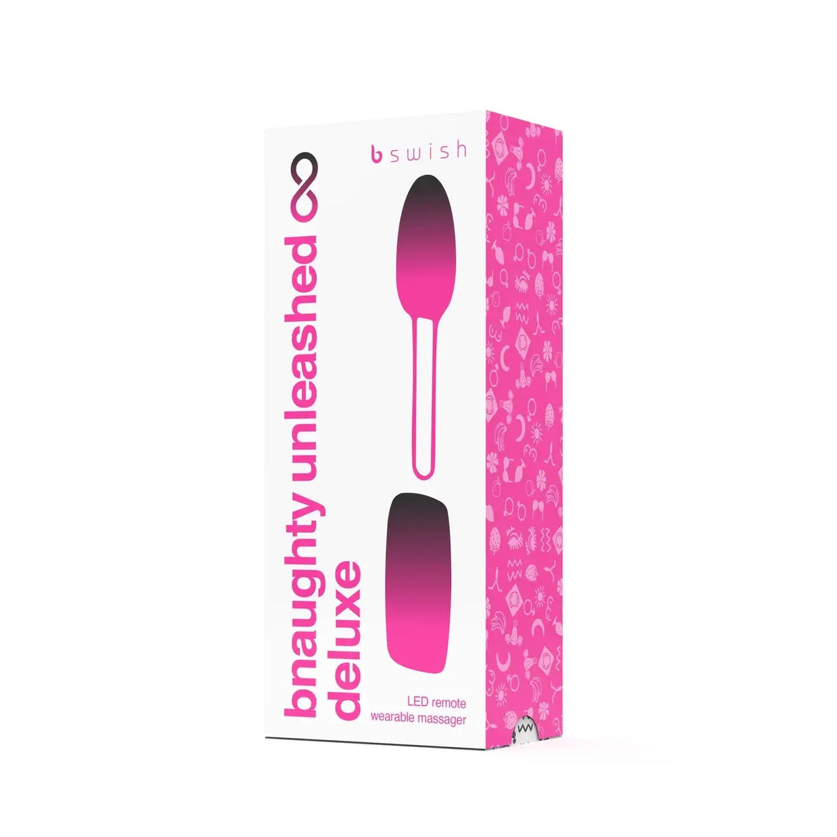 B Swish Bnaughty Premium Unleashed - Remote Control Bullet Vibrator with LED Black