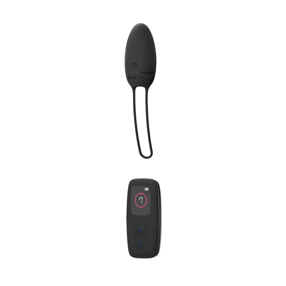 B Swish Bnaughty Premium Unleashed - Remote Control Bullet Vibrator with LED Black