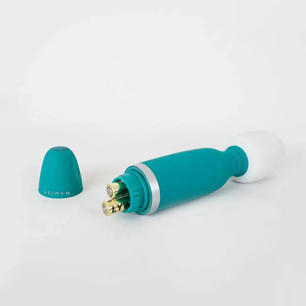B Swish Bthrilled Classic Wand Vibrator - Waterproof Massager with 5 Functions Jade
