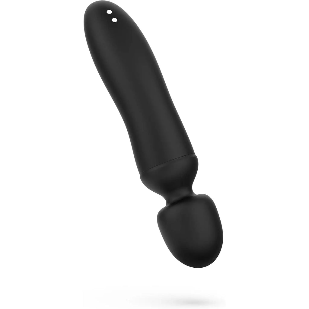 B Swish Bthrilled Premium Wand Vibrator - Flexible Neck Travel-Size Massager Black