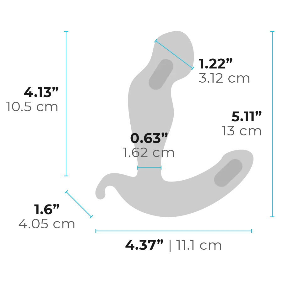 B - Vibe™ 360 Remote Vibrating Plug - Rolik®