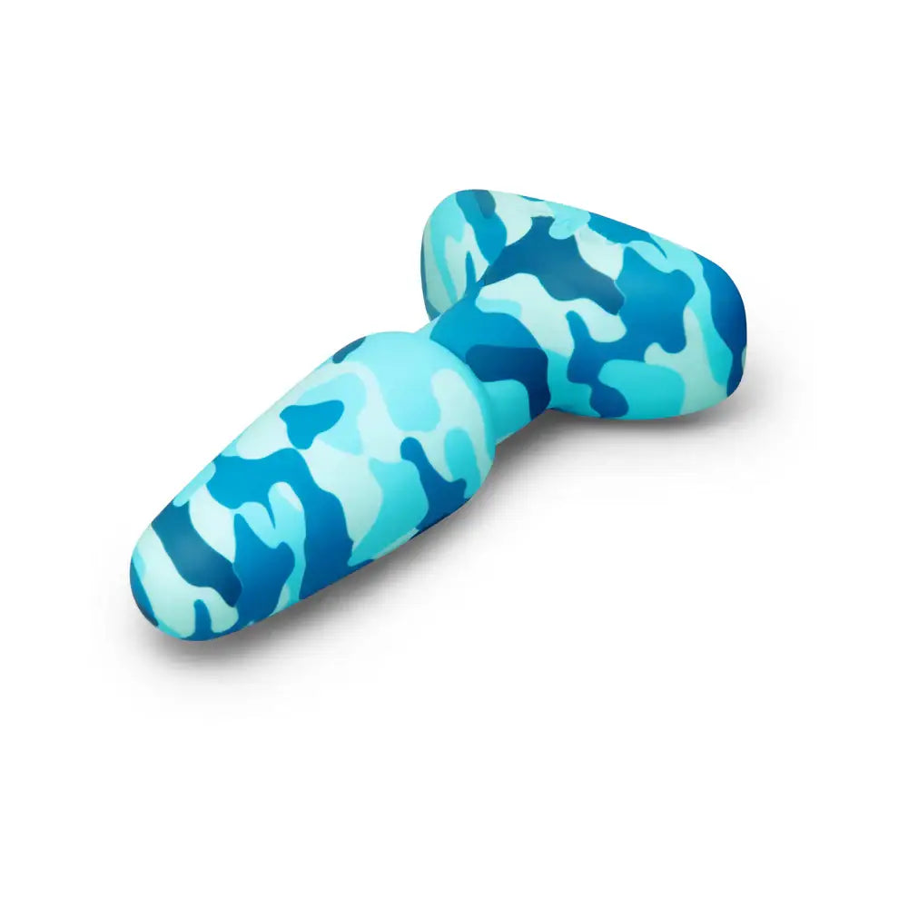 B-Vibe™ Blue Camo Rimming Plug 2