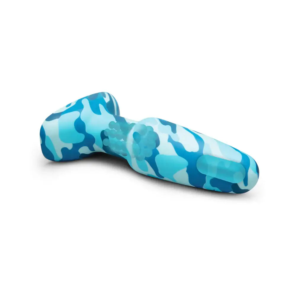 B-Vibe™ Blue Camo Rimming Plug 2