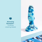 B-Vibe™ Blue Camo Rimming Plug 2