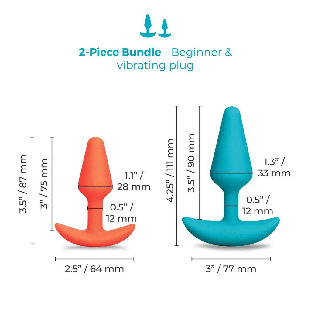 B-Vibe™ Butties Anal Training Bundle