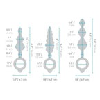 B - Vibe™ Butties Beaded Anal Plug 3 - Piece Set - Rolik®