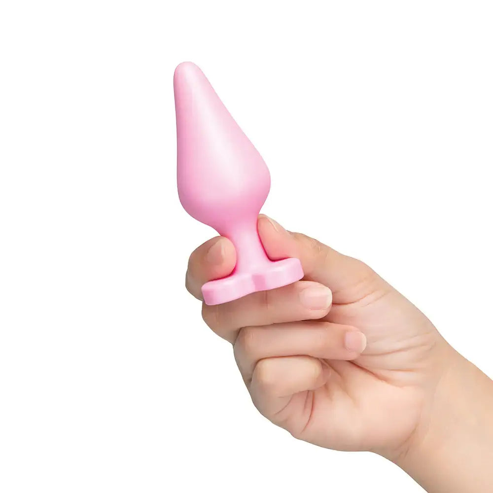B-Vibe™ Butties B-Mine Silicone Butt Plug Pink