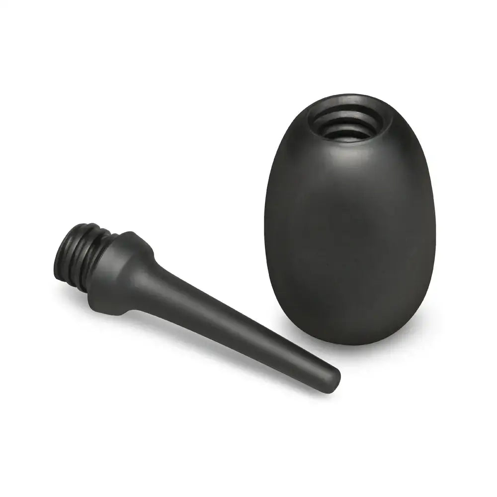 B-Vibe™ Flexible Silicone Anal Douche Black